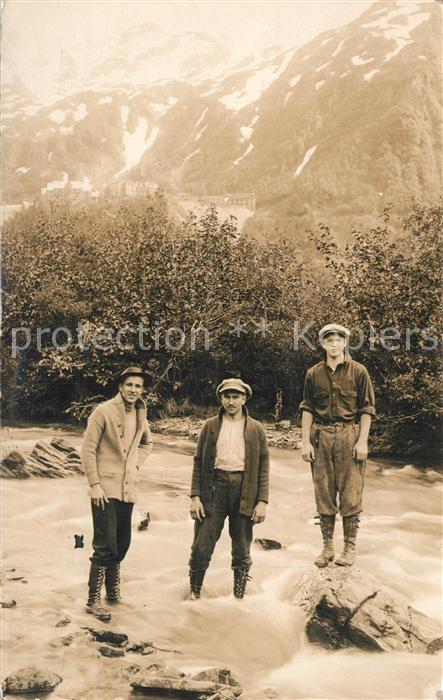 Juneau Alaska M?nner im Fluss