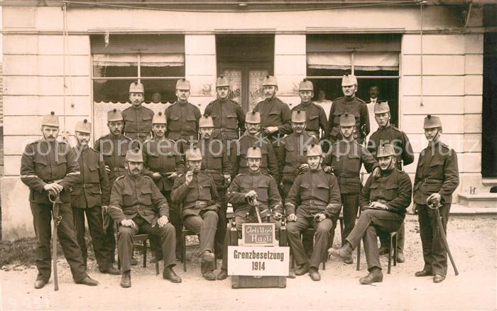 Hasli Wigoltingen Gruppenfoto Soldaten Grenzbesetzung
