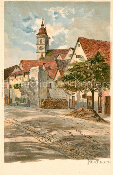 Nuertingen K?nstlerkarte Rempiss
