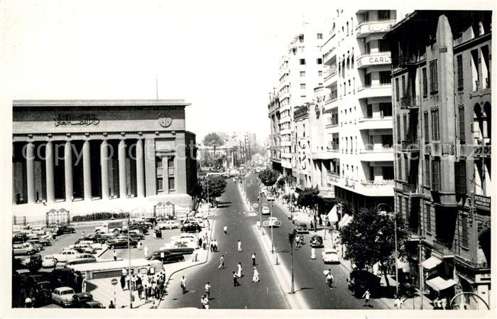Caire Aegypten Le Strassenpartie