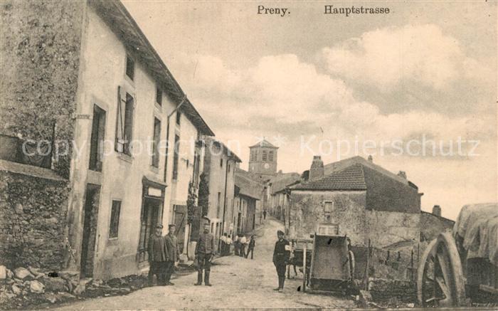 Preny Hauptstrasse Soldaten