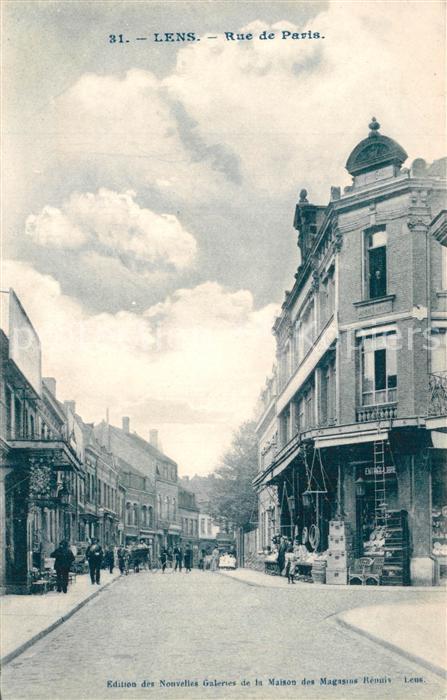 Lens Pas-de-Calais Rue de Paris