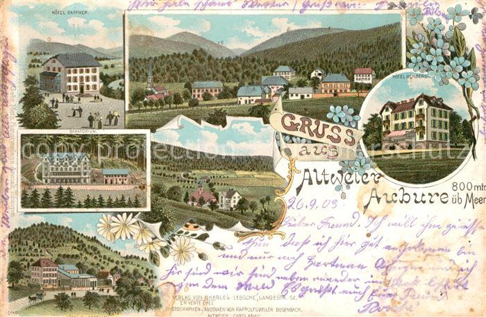 Aubure Haut Rhin Altweier