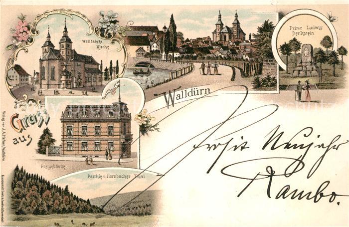 Wallduern Wallfahrtskirche Prinz-Ludwig-Denkstein Hornbacher-Thal