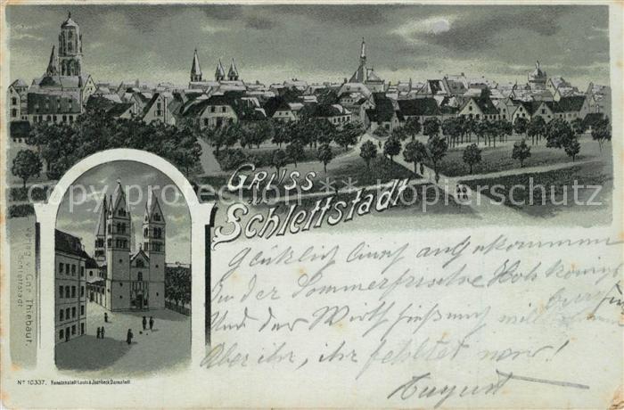 Schlettstadt Kirchenpartie