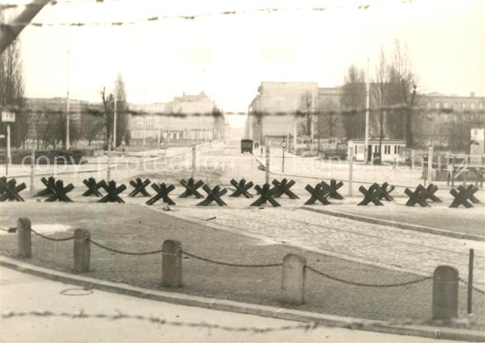 Berlin Panzersperren Potsdamer-Platz