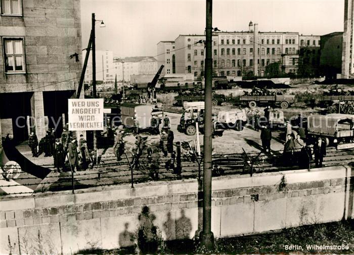 Berlin Wilhelmstrasse Maurbau Soldaten