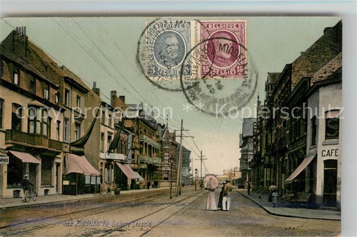 Middelkerke Strassenpartie Galerie Leopold