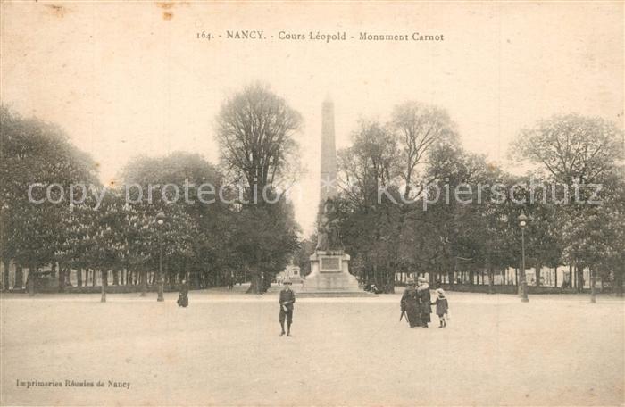 Nancy Lothringen Cours Leopold Monument Carnot