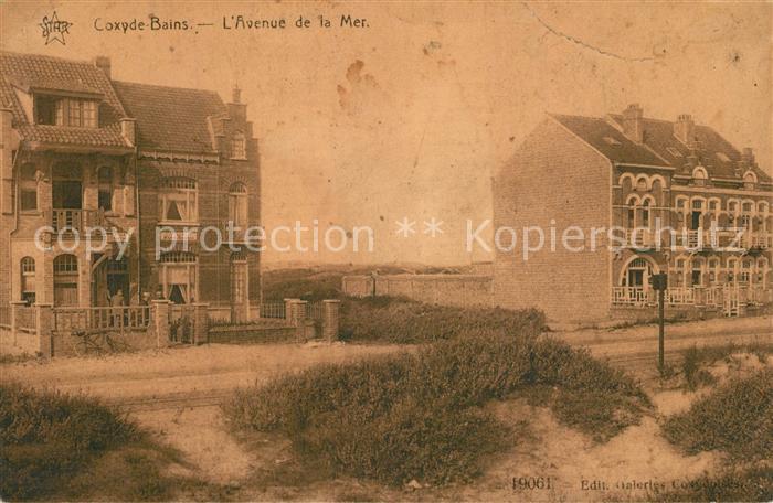 Coxyde-Bains Avenue de la Mar