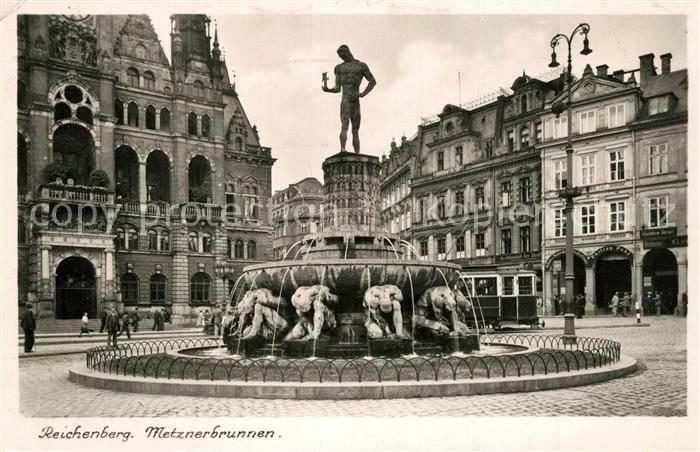 Reichenberg Liberec Boehmen Metznerbrunnen
