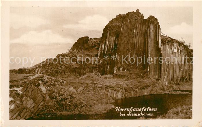 Steinschoenau Tschechien Herrnhausfelsen