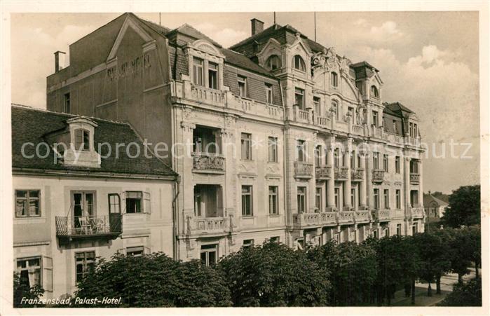 Franzensbad Boehmen Palasthotel