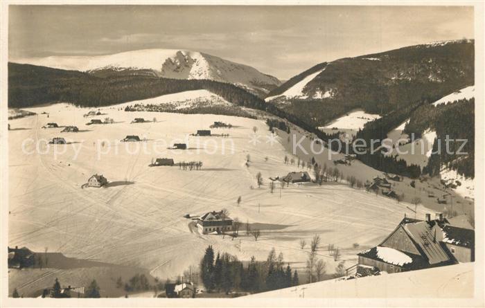 Petzer Tschechien Winterlandschaft