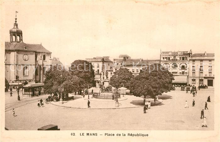 Le Mans Sarthe Place de la Republique