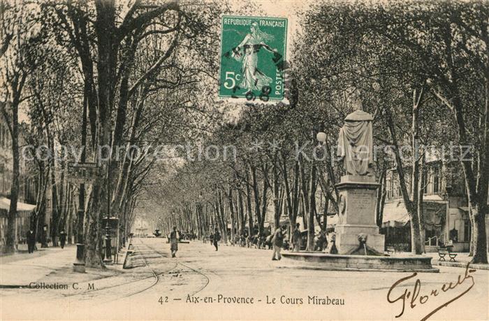 Aix-en-Provence Le Cours Mirabeau
