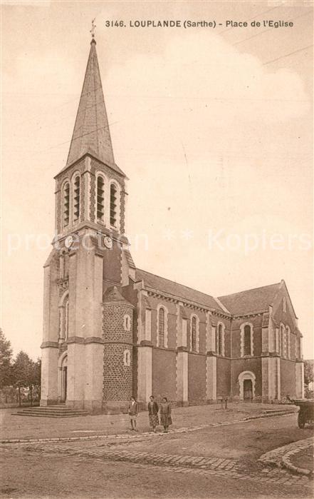 Louplande Place de l Eglise