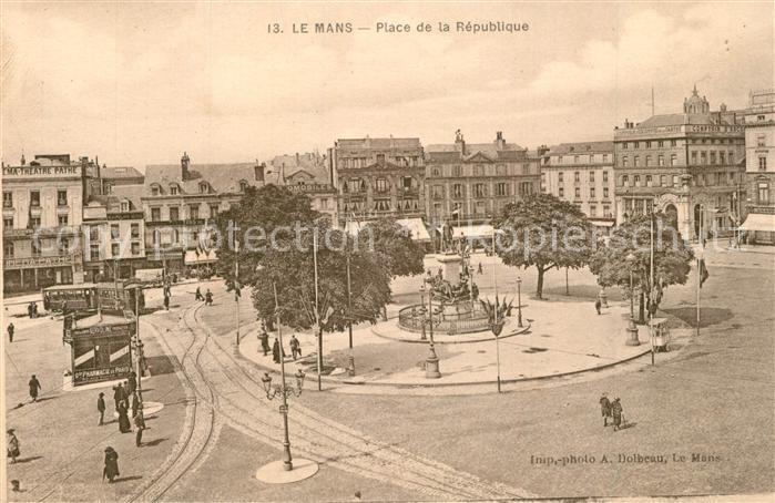 Le Mans Sarthe Place de la Republique