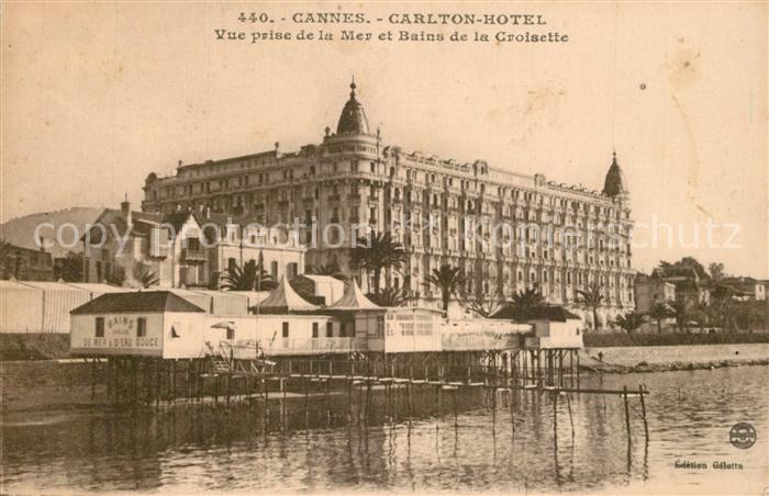 Cannes Alpes-Maritimes Carlton Hotel Bains de la Croisette