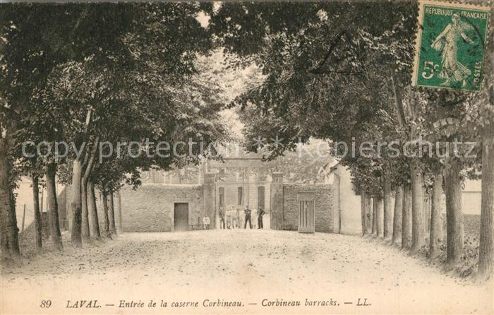 Laval Mayenne Caserne Bornienau Corbineau barracks