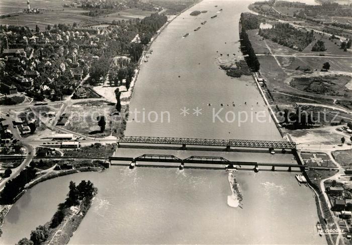 Strasbourg Alsace Fliegeraufnahme Pont du Rhin