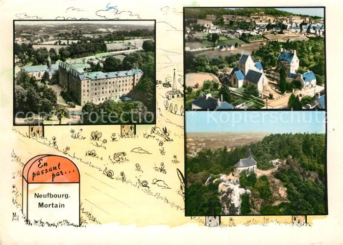 Mortain Eglise Neufburg Abbaye Blanche Chapelle