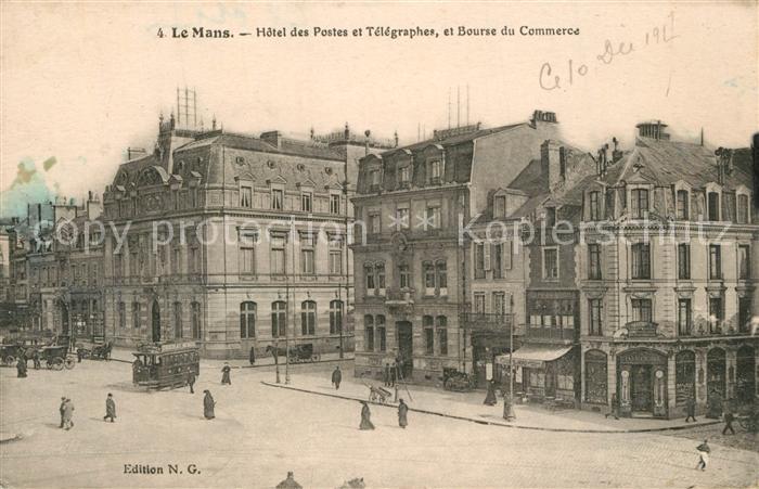 Le Mans Sarthe Hotel des Postes Telegraphen Bourse du Commerce