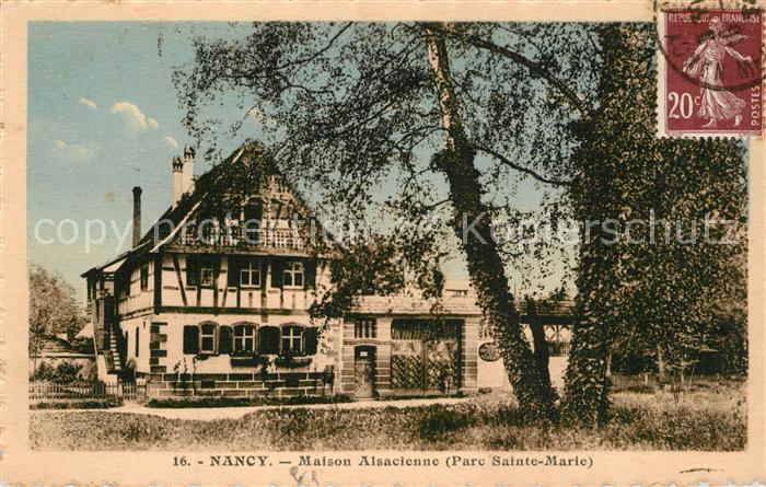 Nancy Lothringen Maison Alsacienne Parc Sainte Marie