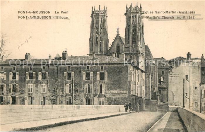 Pont-a-Mousson Le Pont Eglise Saint Martin