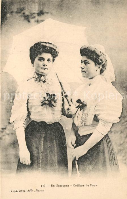 Gascogne Region Coiffure de Pays