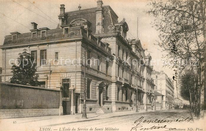 Lyon France Ecole du Service de Sante Militaire