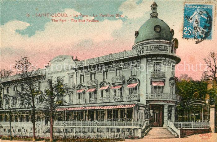 Saint Cloud Parc Pavillon Bleu