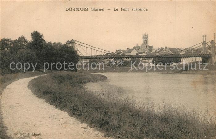 Dormans Le Pont suspendu