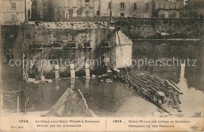 Saint-Waast Alte Bruecke Panorama