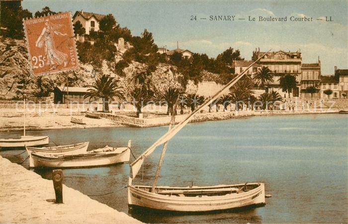 Sanary-sur-Mer Le Boulevard Bourbet