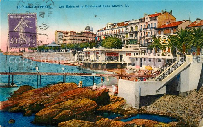 Saint-Raphael Var Les Bains Boulevard Felix Martin