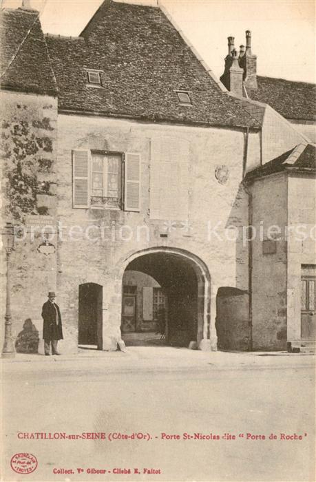 Chatillon-sur-Seine Porte Saint Nicolas Porte de Roche