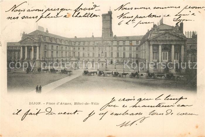 Dijon 21 Place d Armes Hotel de Ville