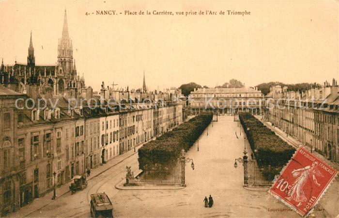 Nancy Lothringen Place de la Carriere Arc de Triomphe