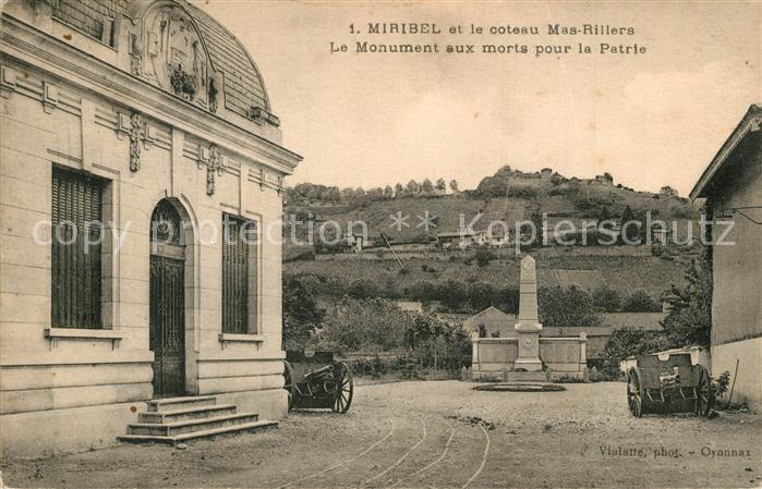 Miribel Ain Monument aux morts pour la Patrie