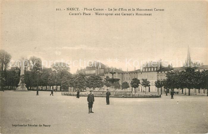 Nancy Lothringen PLace Carnot Monument Carnot