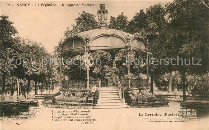 Nancy Lothringen Pepiniere Kiosque de Musique