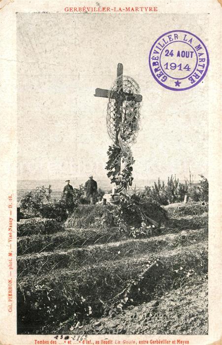 Gerbeviller la Martyre Tombes