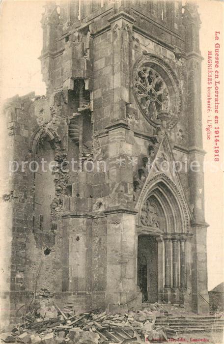 Magnieres Eglise Bombarde