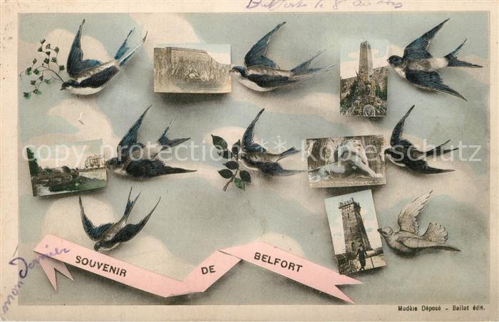 Belfort Alsace Brieftauben Sehenswürdigkeiten