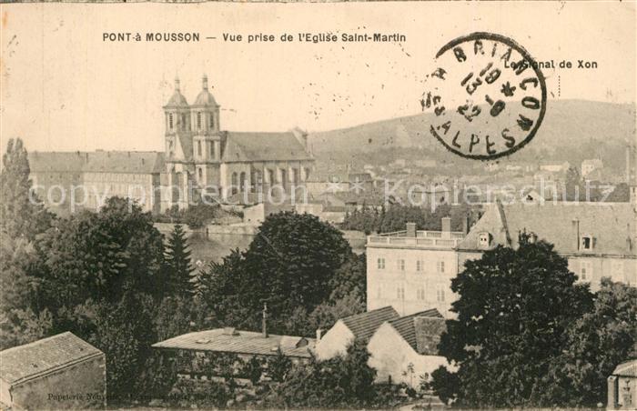 Pont-a-Mousson Eglise Saint Martin Panorama