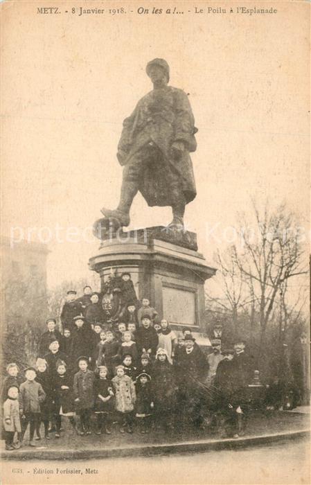 Metz 57 Moselle Le Poilu Esplanade 1918