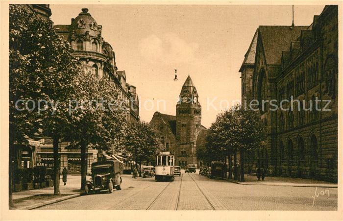 Metz 57 Moselle Rue Gambetta Gare Centrale