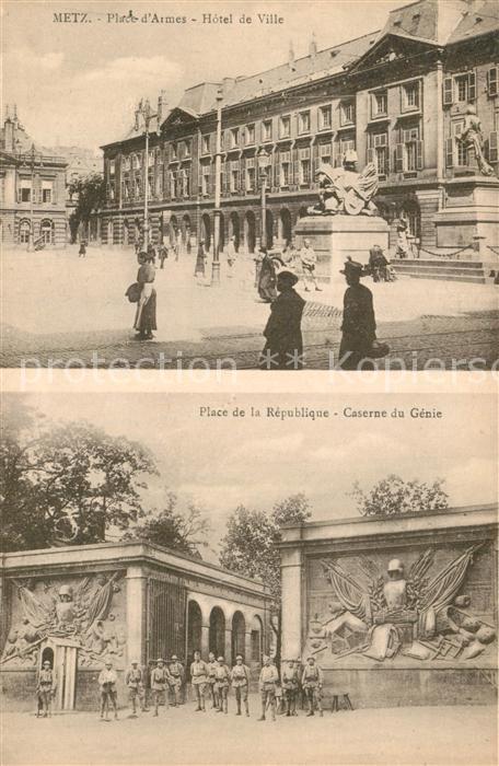 Metz 57 Moselle Place d Armes Hotel de Ville Place de l