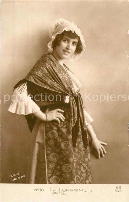 Metz 57 Moselle Lothringische Frauentracht
